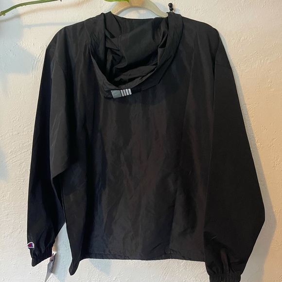 Champion Windbreaker Jacket Black - Picture 4 of 4